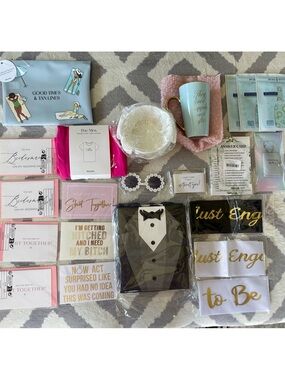 NWT Assorted Bridal, Wedding, Engagement Supplies Bundle
